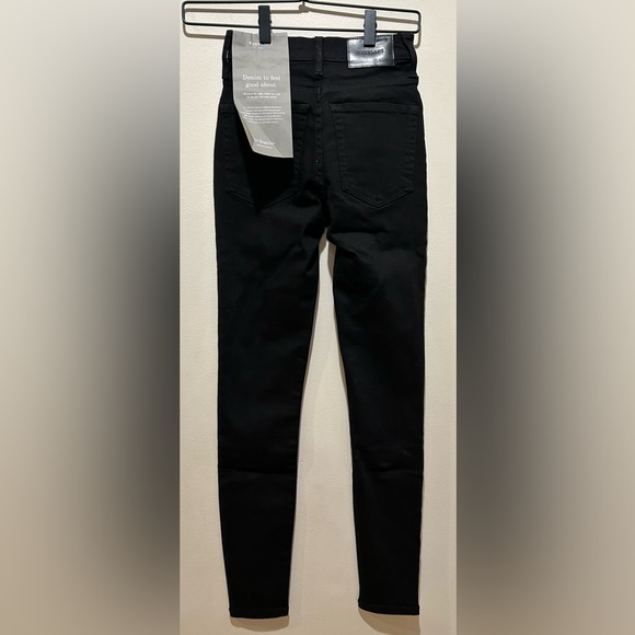 NWT Everlane High Rise Skinny Black Jeans - Women’s Size 23 Regular - Picture 3 of 10